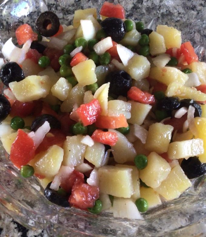 Una foto de Ensalada primavera