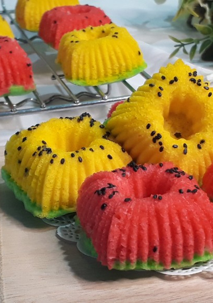 Foto resep Bolu Semangka