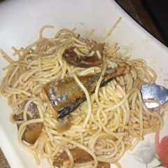 A picture of Jollof spagetti.