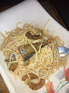 A picture of Jollof spagetti.