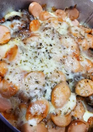 Foto resep Pizza ketofy ala pizza hut cheese burger