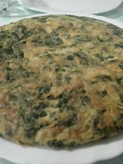 Una foto de Tortilla de espinacas