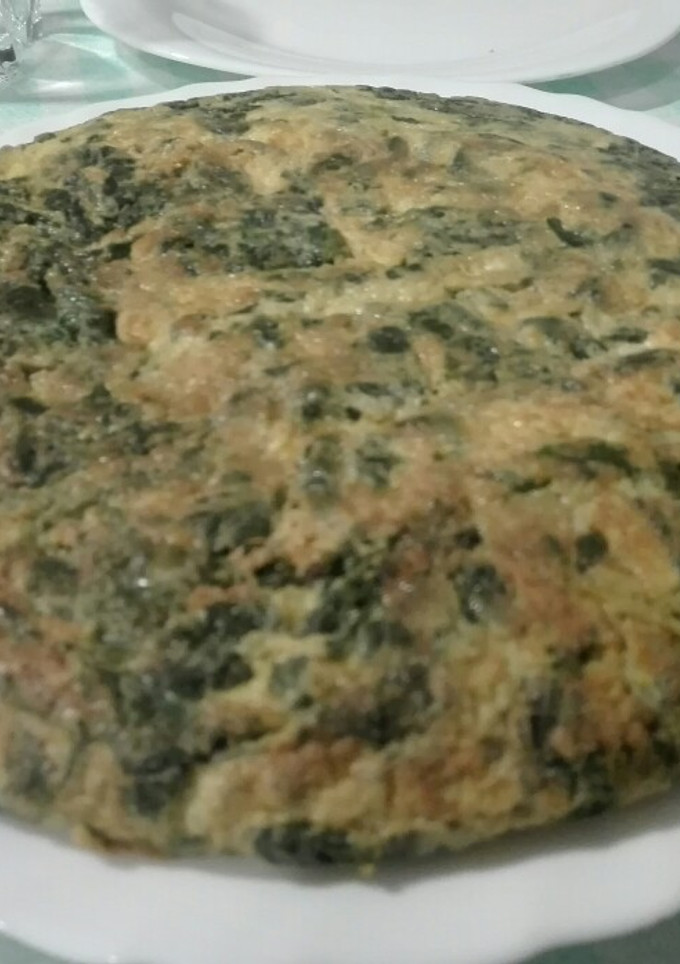 Una foto de Tortilla de espinacas
