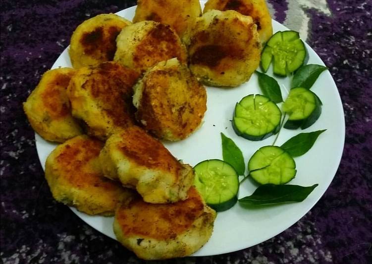 Hyderabadi Aaloo Keema Cutlets