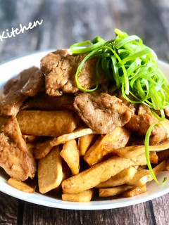 白豆干炒肉絲 / 家常菜 的食譜成品照片