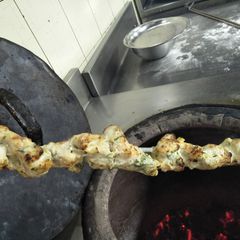 A picture of Chicken malai kebabs.