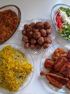 عکسی از دستور باقالی پلو با ماهی