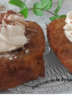 Una foto de Torrijas de tiramisú