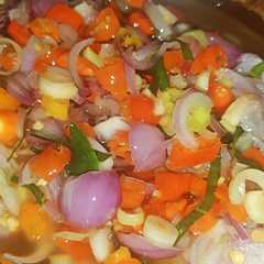 A picture of Sambal matah.