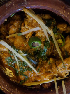 A picture of Chicken white handi/ karhai.