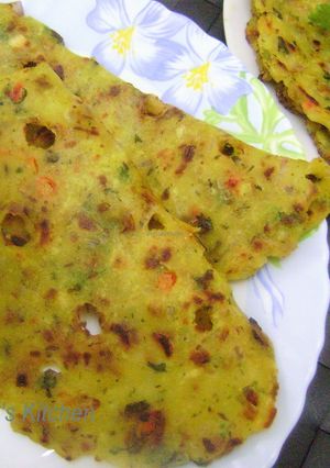A picture of Akki Roti.