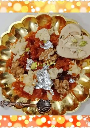 A picture of Gajar ka halwa.