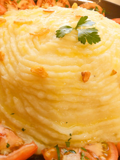 Una foto de Pastel de coliflor y bacalao