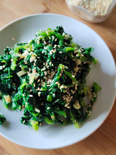 Foto resep Salad bayam (sigeumchi namul)