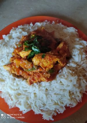 صورة لوصفة ارز بشوارما الدجاج😋😋😋