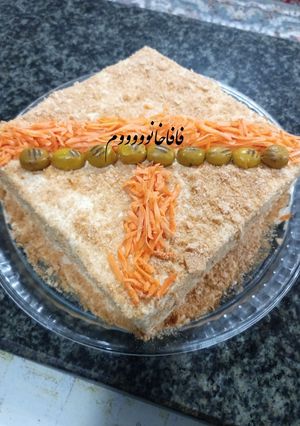 عکسی از دستور کیک مرغ