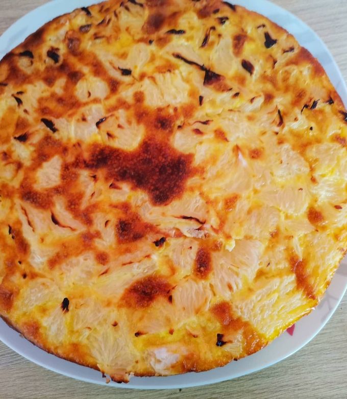 Une photo de Clafoutis aux pamplemousses chinois