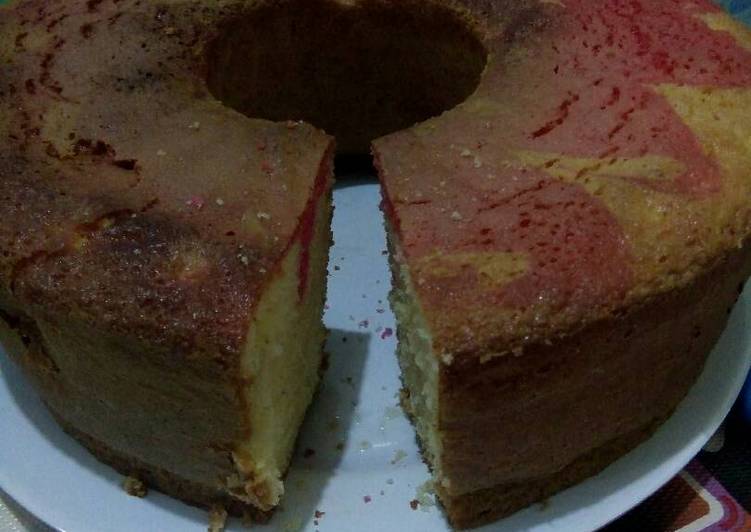 Bolu Nutrijell Strawberry simple