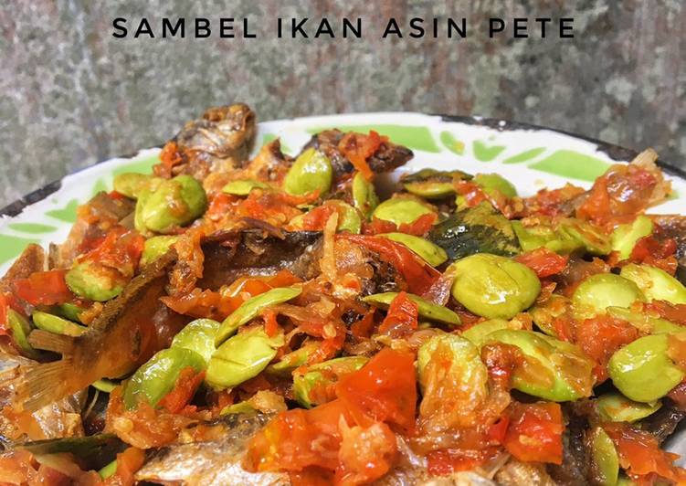 Resep Sambel ikan asin pete Lezat