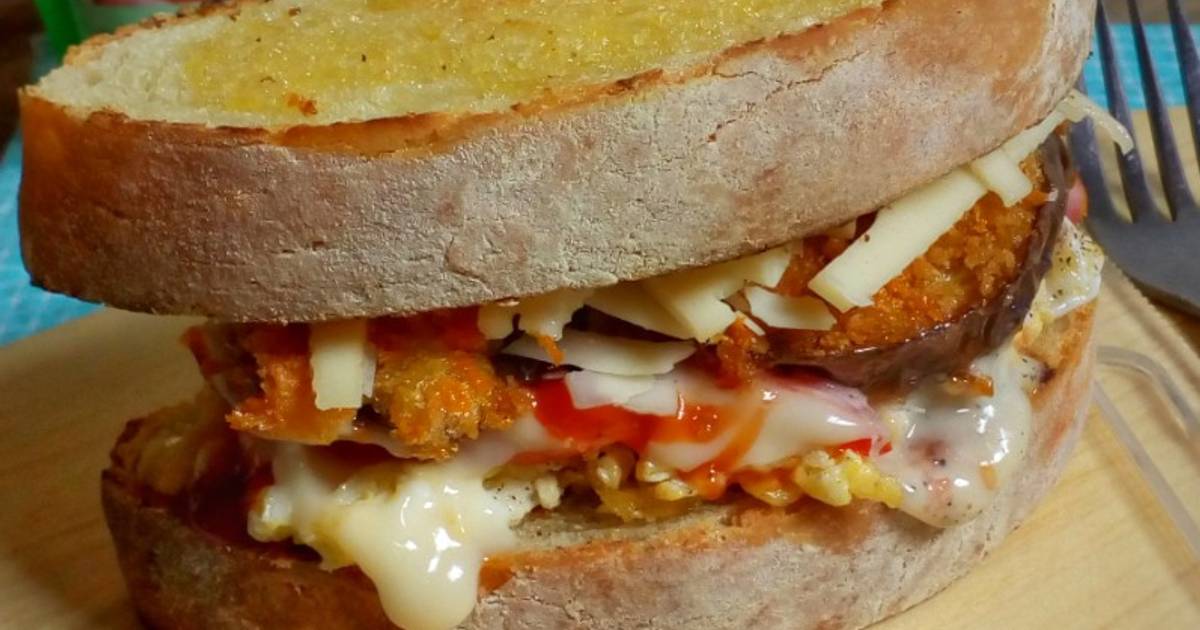 Resep Aubergine Sandwich with Ciabatta oleh herlin wulan Cookpad