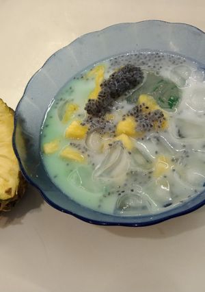 Foto resep Es campur nanas with 🍍