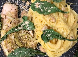 Foto de Macarrão al limone com tilápia