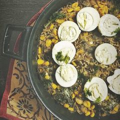 Chettinad Egg Biryani A picture of Chettinad Egg Biryani.
