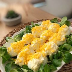 A picture of Best deviled eggs ever.