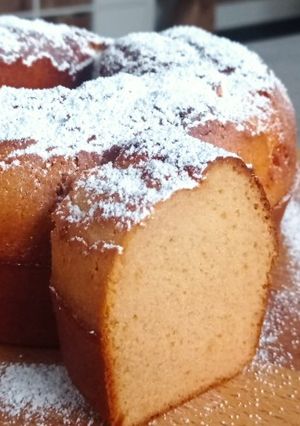 A picture of Condensed Milk Bundt Cake in Air Fryer.