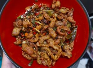 Foto resep Kulit Ayam Lada Garam (Ala Anak Kosan)