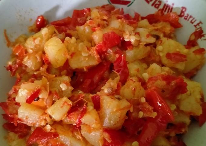 Resep Kentang Balado Simple Oleh Fathia Aini - Cookpad