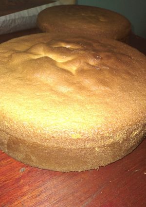Una foto de Bizcochuelo bien esponjoso, ideal para la merienda!