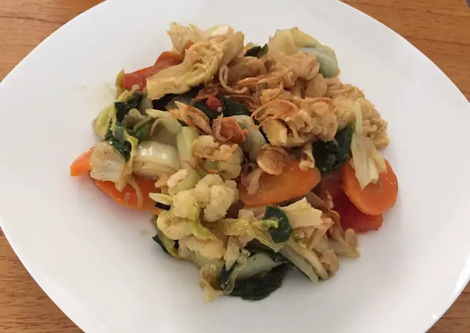 Resep Capcay goreng jawa (cap jae) yang Lezat
