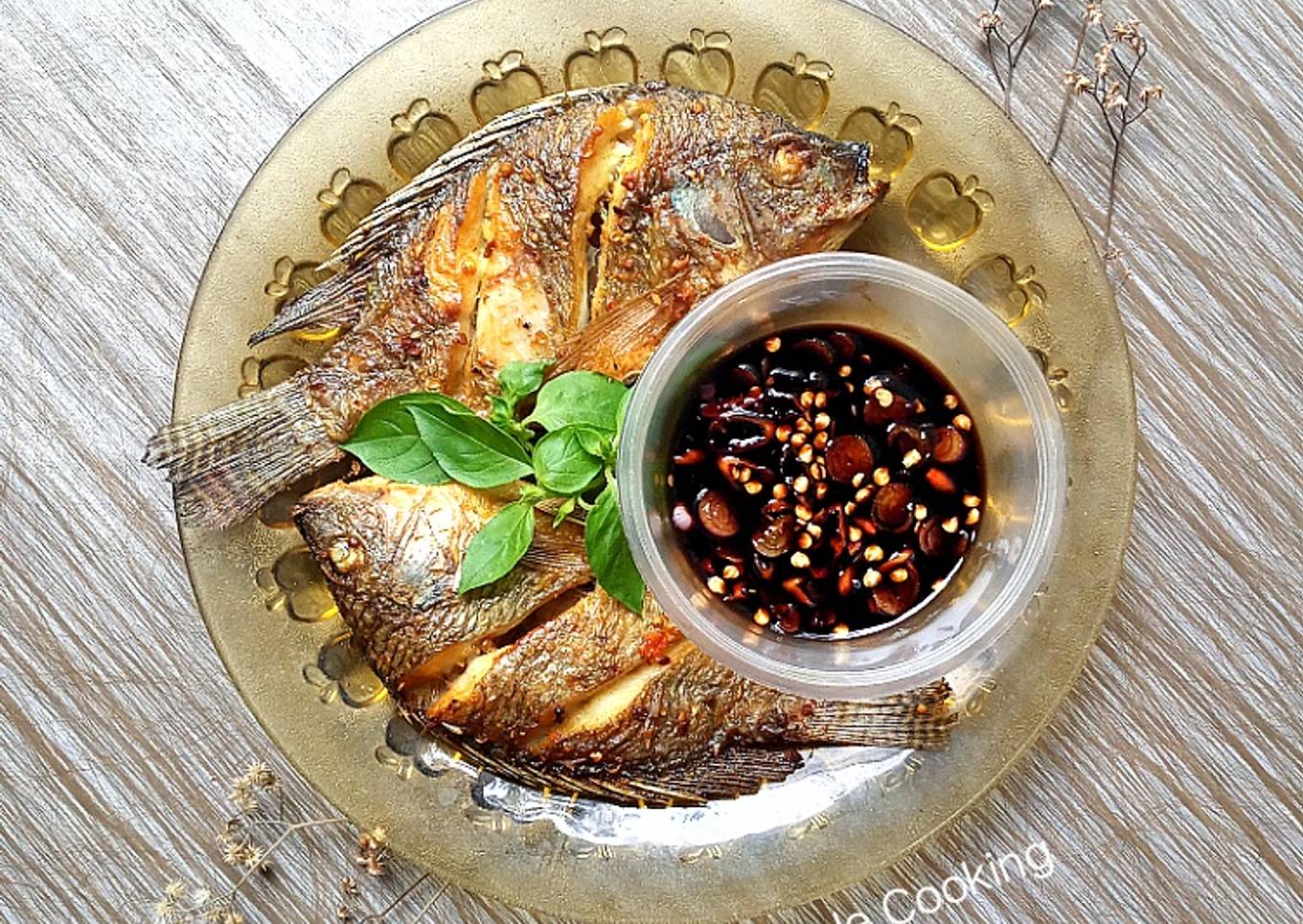 Ikan Mujair Goreng Sambal Kecap Simple