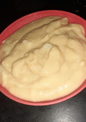 Una foto de Crema Pastelera De Guanábana Sin Huevo