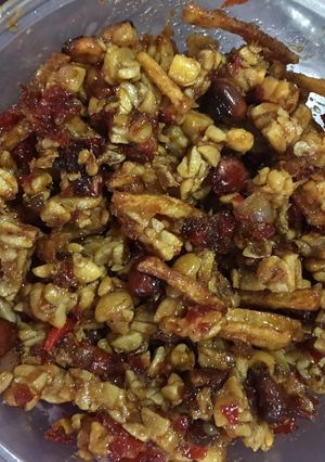 Foto resep Tempe kacang kentang pedas manis