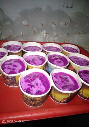Foto resep Es krim buah naga