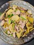 Dưa cải chua xào thịt heo