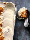 No-churn honey ice cream with honeycomb crunch