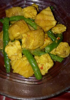 Foto resep Salmon tumis babby buncis