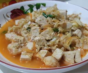 Resep mudah Sayur tumis tahu udang Gurih Mantul