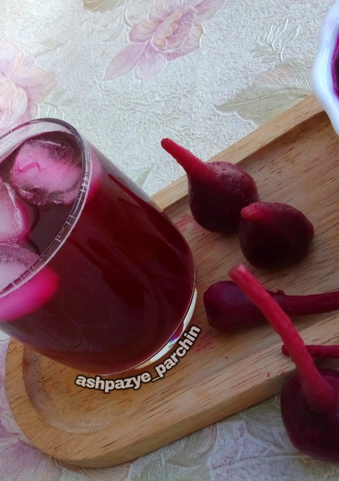 عکسی از دستور شربت لبو 🌸