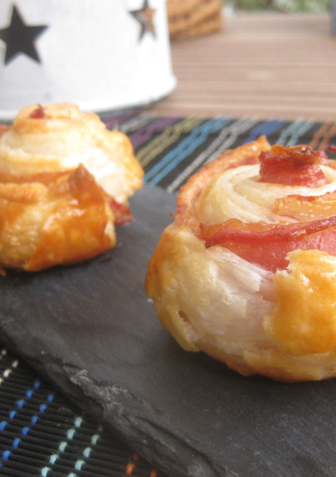 Una foto de Rollitos de bacon