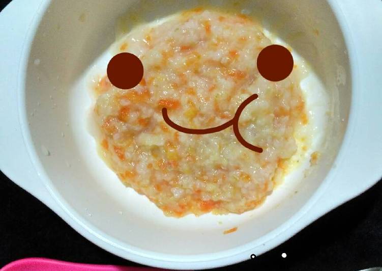 Bubur Gurame with Carrot (mpasi6+)