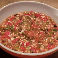 A picture of Gazpacho.
