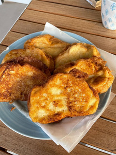 Una foto de Las torrijas de leche de mi suegra