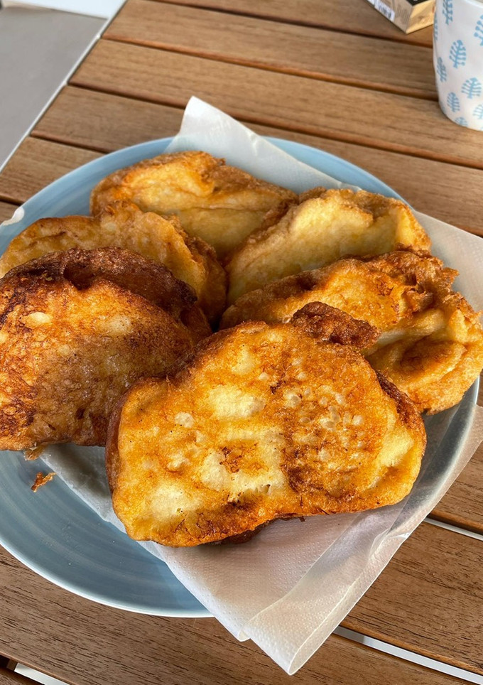 Una foto de Las torrijas de leche de mi suegra