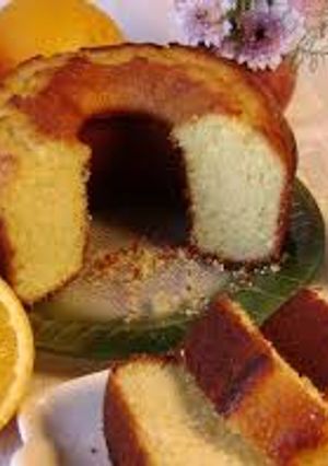 Una foto de Budín de naranja sin manteca