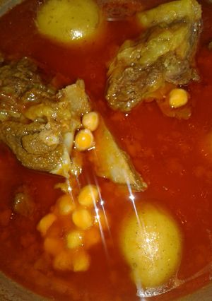 عکسی از دستور آبگوشت برای شوهرم