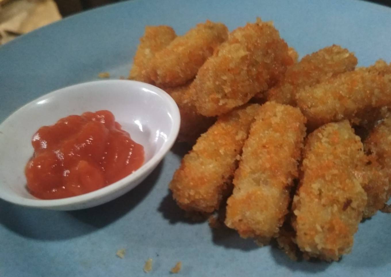 Naget Ayam Sayur Wortel Sederhana